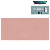 Dual-Sided Leather Desk Pad and Mouse Mat for Office Home Style 2
