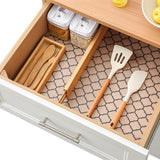 Thick Waterproof Shelf Liner for Kitchen Cabinets Refrigerator & Vanity Drawers Style 2