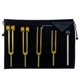 4Pcs Resonance Tuning Fork Tool Set for Yoga Gold