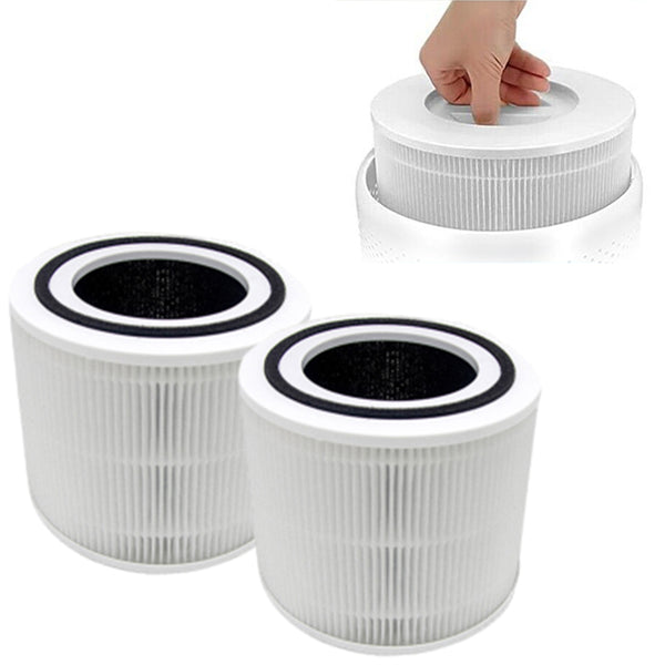 2 Pack 3-in-1 Core 300 Replacement Filter for LEVOIT Core 300/Core 300S Air Purifier White