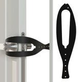Adjustable Cat Door Latch Fast Flex Pet Door Stopper to Keep Dogs Away Black