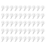 50 PCS Clear Spiral Pins for Bed Skirts Sofa Covers and Upholstery Large