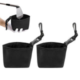 2Pcs Waterproof Golf Club and Ball Cleaning Bag Portable Dry Exterior Cleaning Pouch
