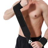 Weightlifting Wrist Wraps for Powerlifting and Strength Training Black