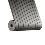 Self Adhesive Wood Grain Slat Wall Panel PVC Faux Engineered Finish Grey