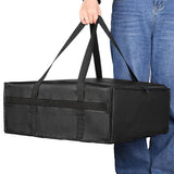 Delivery Bag Pizza Bags Insulated Thermal Hot Cold Food Storage Carrying Case Black