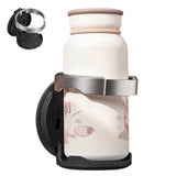 Folding Car Door Cup Holder Adjustable Clip On Drink Organizer Black
