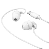 In-Ear Sleep Earphone Anti Noise Ultra Soft Headphone Earbuds Headsets Phones White