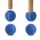 4PCS Walker Tennis Balls Precut Tennis Balls for Walkers for Furniture Legs and Floor Protection Blue