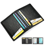2PCS Men PU Credit Card Holder Slim Wallet Money Purse Protector