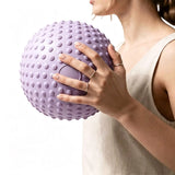 25 cm Thick Inflatable Sitting for Stretching and Balance Ball Purple