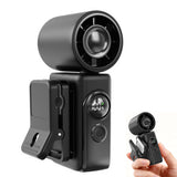 Handheld Turbo Fan Clip On with LED Display 4 Speeds 180 Tilt Black