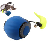 2-Mode Automatic Moving Ball Toy for Cats USB Rechargeable Interactive Cat Toy Blue