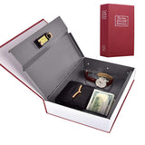 Book Secure with Combination Lock for Cash Jewelry Red