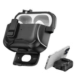 Protective AirPods Case Stand Support Wireless Charging Compatible Black