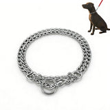 Dog Training Slip Collar Double Row Chain Medium