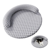 Washable Cooling Pet Bed with Removable Cover for Dogs & Cats – Dark Gray