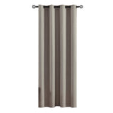 100% Blackout Curtain Panel with Black Liner – Heat & Light Blocking Khaki