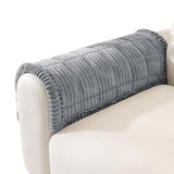 Sofa Armrest CoverWashable Couch Cover for Dogs Thick Pet Friendly Sofa Covers Light Gray