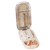 Pill Cutter and Splitter with 1/2 Adjustable Divider for Small and Tiny Pills Style 4