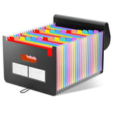 Accordion File Organizer Expanding File Folder Large Capacity Document Storage Style 2