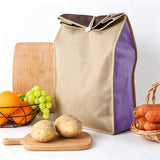 Light Shielding Vegetable Storage Bag Breathable for Onion Potato Purple