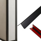 3m PVC Corner Protector Strip Self Adhesive Flexible for Wall Corners Black
