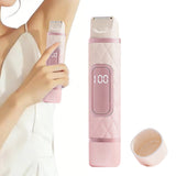 2-in-1 Dual-Head Electric Hair Remover Trimmer for Women Body Pink