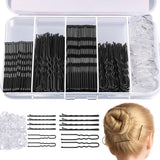 U Shaped Hair Clips Kit Hair Pin for Women Bobby Pins For Buns Black