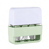 Travel Bottles with Case for Compact & Portable Travel Toiletries Green