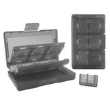 2-Pack 24-in-1 Game Card Storage Case Organizer Compatible with Nintendo Switch Grey