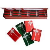 Mini Book Advent Calendar with 25 Book Ornaments for Christmas Countdown Decor Brown