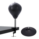 Desktop Punching Speed Ball with Clamp and Suction Cup Black