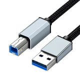Cable USB to USB 2.0 Printer Type A Male to B for Scanner