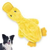 Interactive Plush Duck Dog Toy – Chew Toy for Small Dogs Yellow