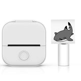 Phomemo T02 Mini Bluetooth Thermal Sticker Printer Portable Pocket Photo Printer White