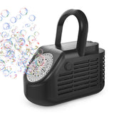 40 Holes Electric Bubble Machine Automatic Bubble Maker for Party Stage Wedding Black