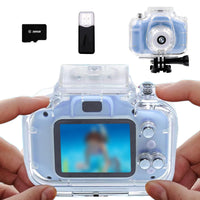 Underwater Camera for Kids – Waterproof Pool Toy Camera Ages 8-12 Blue