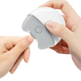 Electric Automatic Nail Clipper with Light and Nail Storage for Adults White