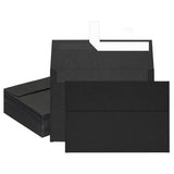 50 PCS Thick Kraft Paper Self Adhesive Envelopes for Cards Photos Black