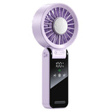 Handheld Foldable High-Speed Fan – Portable for Travel Outdoor Home and Office Lavender Purple
