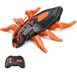 Rechargeable Wall Climbing Gecko RC Car Toy Orange