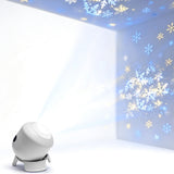 Rechargeable USB Rotating Christmas LED Projection Light Style 2