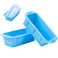 2Pcs Large Silicone Ice Block Mold Reusable Ice Grid Cube Mold for Ice Bath