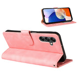 RFID Protective Flip Wallet Case Compatible with Samsung A17 A37 and A57 Pink