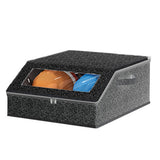 Stackable Hat Storage for Baseball Caps Holds up to 30 Caps Hat Organizer for Closet Dark Grey