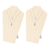 2Pcs Necklace Earring Jewelry Set Display Stand Foldable Rack for Home or Store Show Linen