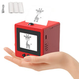 Thermal Mini Printer AI Voice Inkless Sticker with 2.4in Screen Red