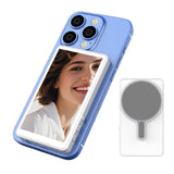 WiFi Vlog Selfie Monitor 3 Mode Back Camera Screen for iPhone/Android Live Stream White