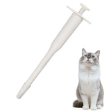 Pill Feeder for Dogs and Cats Soft Tip Pet Piller for Easy Medication Delivery Pill White